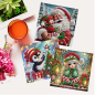 Preview: Diamond Painting12-teilig Weihnachtskarten